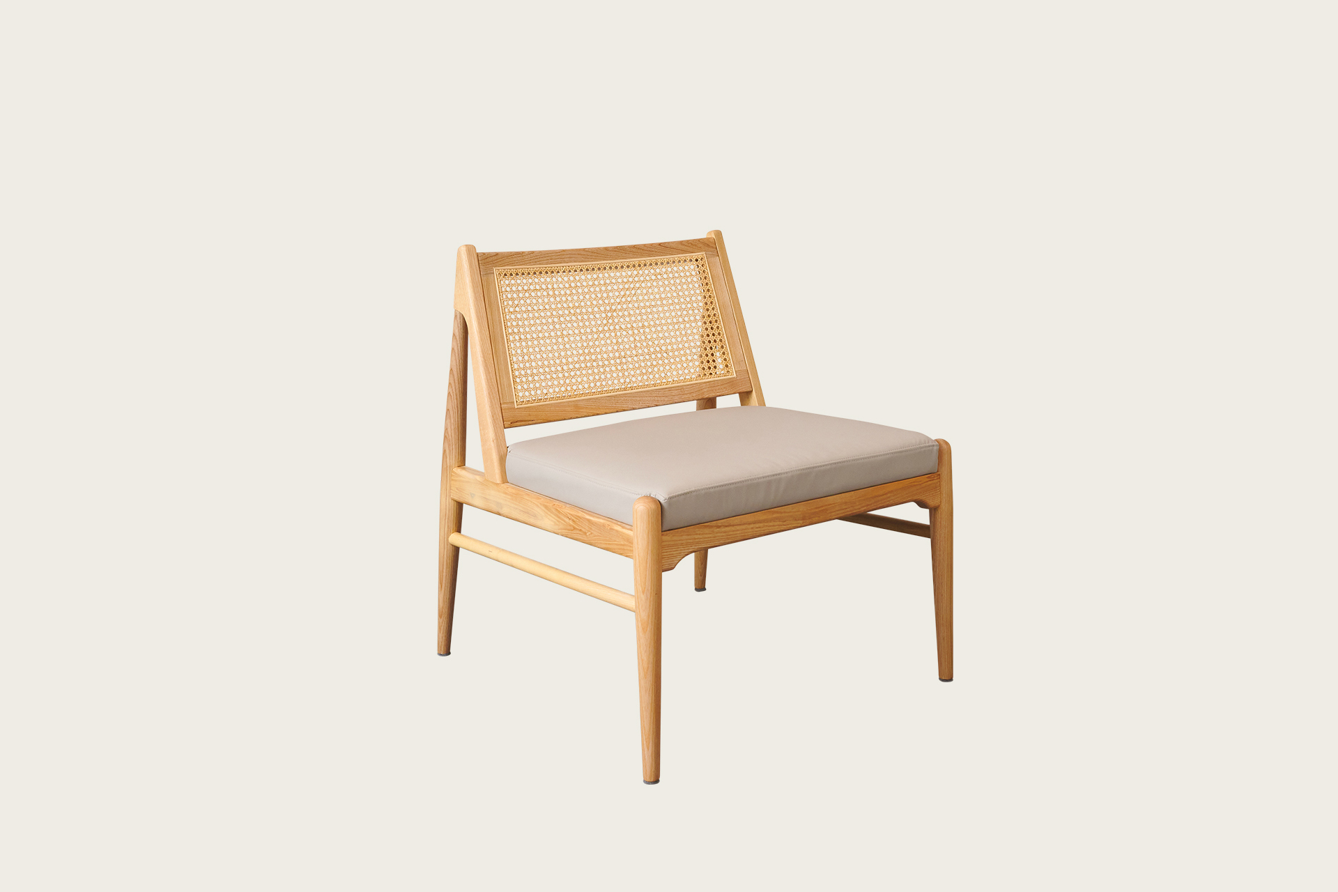 Natural Rattan Lounge Chair (W72 x D72 x H80cm)  